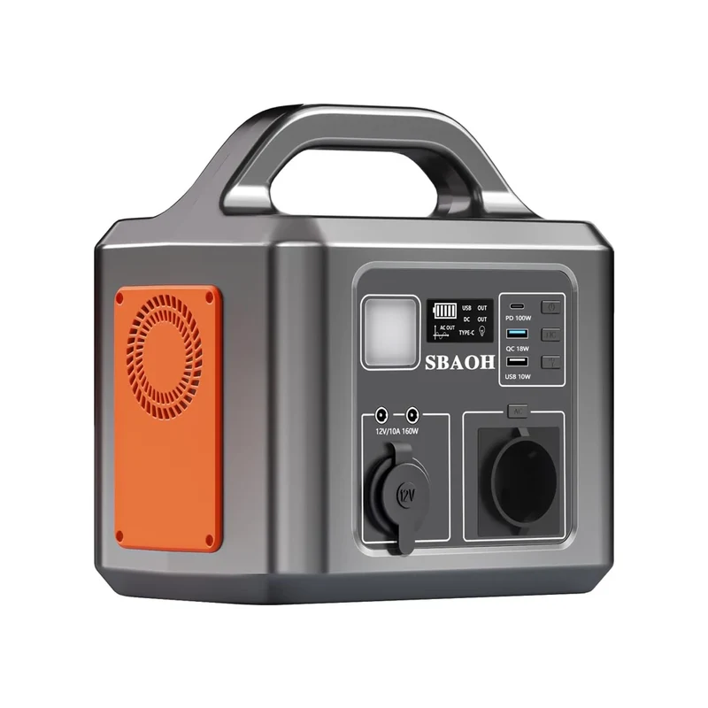 Draagbare Power Station – Mobiele Accu – Noodstroom – Camping Accu – 538,7Wh Capaciteit – 600W AC Uitgang