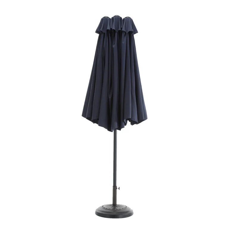Terrasparasol – Parasol – Buitenparasol – Zonnescherm – Schaduwparasol – 4,5 Meter Breed – 12 Stalen Baleinen