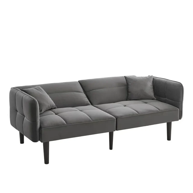 Bedbank – Slaapbank – Bankbed – Slaapsofa – Multifunctioneel – Velvet Bekleding – Verstelbare Rugleuningen