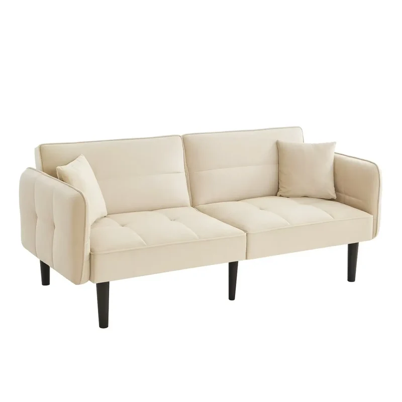 Bankbed – Bedbank – Slaapbank – Logeerbed – Multifunctioneel – Velvet Bekleding – Verstelbare Rugleuningen