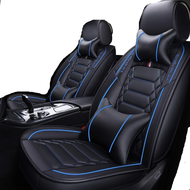 Stoelhoes Auto – Autostoelhoes – Stoelbeschermer – Autostoelhoes – Stoelhoezenset – Universeel – Kunstleer Met Sponsvulling – Airbag CompatibelVoor 5 Zitplaatsen