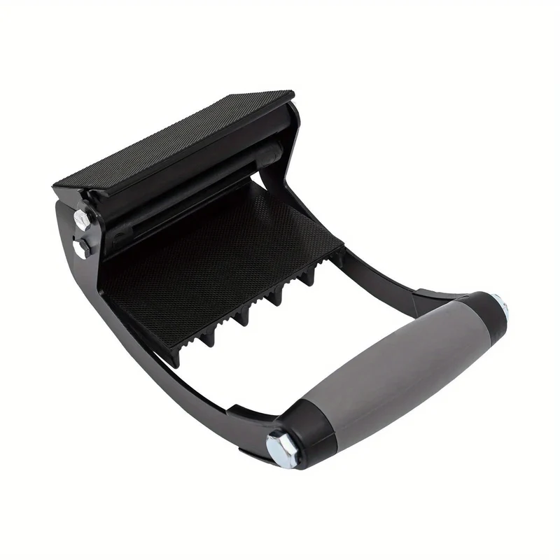 Plaatendrager – Paneeldrager – Platenvervoerder – Platenhulp – Draaghulp – Ergomische Grip – Max. Opening 14 cm – Nylon, Rubber en Ijzer