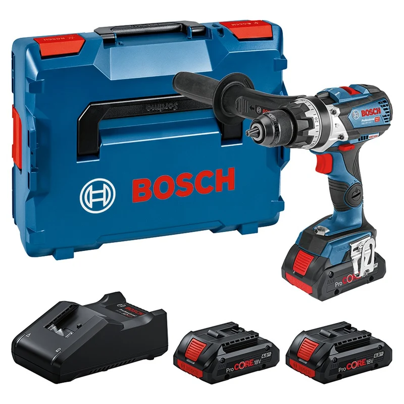 BOSCH GSB18V-110C KLOPBOORSCHROEFMACHINE3X PROCORE18V 4,0AH, LADER GAL 18V-40