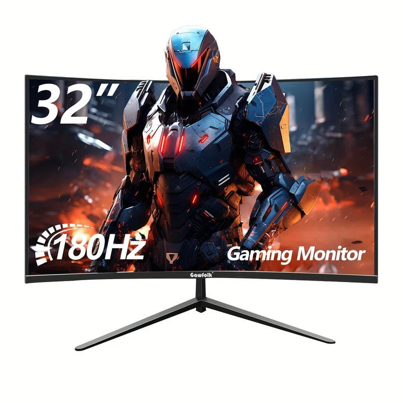 32-inch Curved Monitor – Gaming Monitor – Computer Monitor – PC Scherm – VESA Monitor – 180Hz Refresh Rate – Full HD 1920x1080 Resolutie