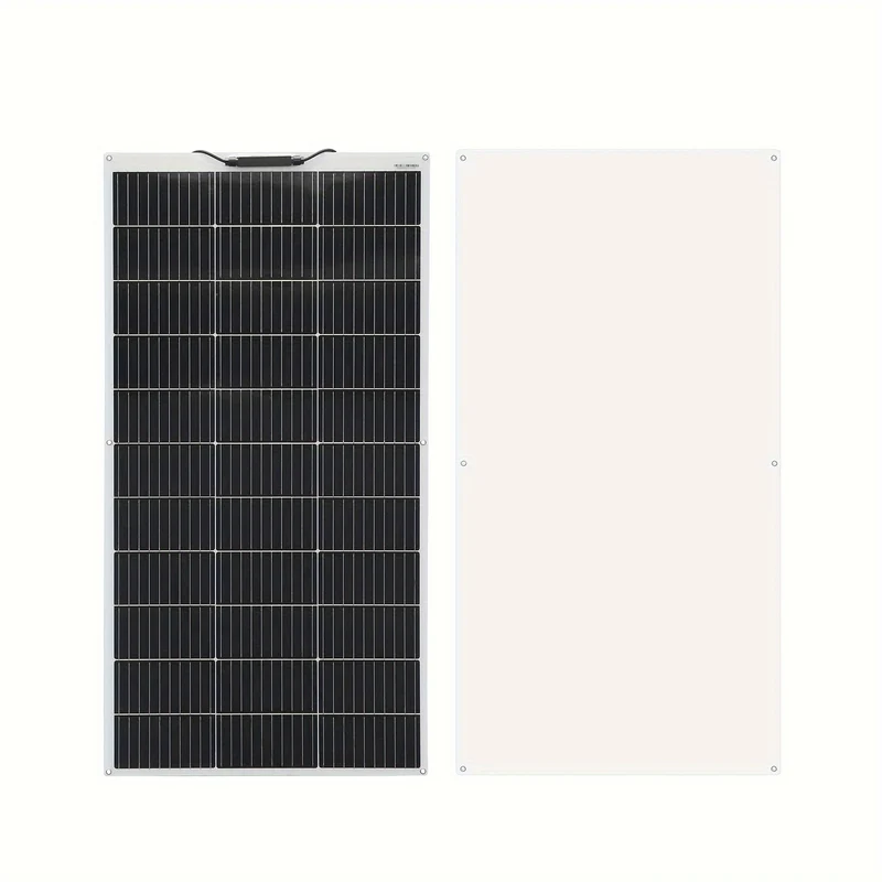 Zonnepaneel Kit – Solar Panel Set – Zonne-energie Pakket – Flexibel Zonnepaneel – Monokristallijn Zonnepanelenset – 200W Vermogen – Ultralicht & Waterbestendig