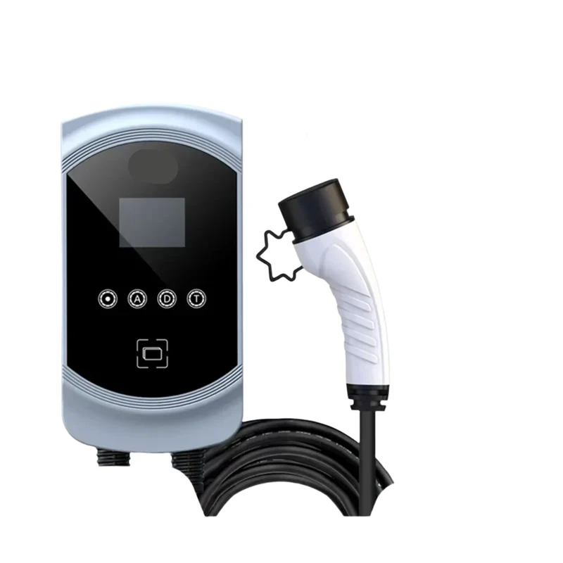 Laadpaal Voor Elektrische Auto – Oplader – EV Charger – Snellader – Draadloos Beheer – Variabel Laadvermogen 22kW – 32A - Weerbestendig IP65