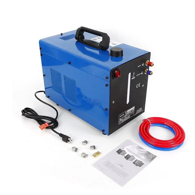 Lasmachine – Waterkoeler Lassen – Laskoeler – Lasapparaat Koeling – Koeltank Lasapparatuur – 10 Liter Capaciteit – 370W Vortexpomp - Blauw
