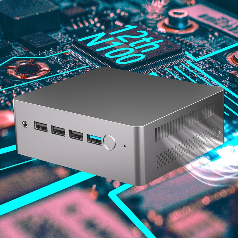 Mini PC – Mini Desktop – Mini Computer – Compacte PC – Kleine PC – Intel N100 Processor – 8G - 256GB
