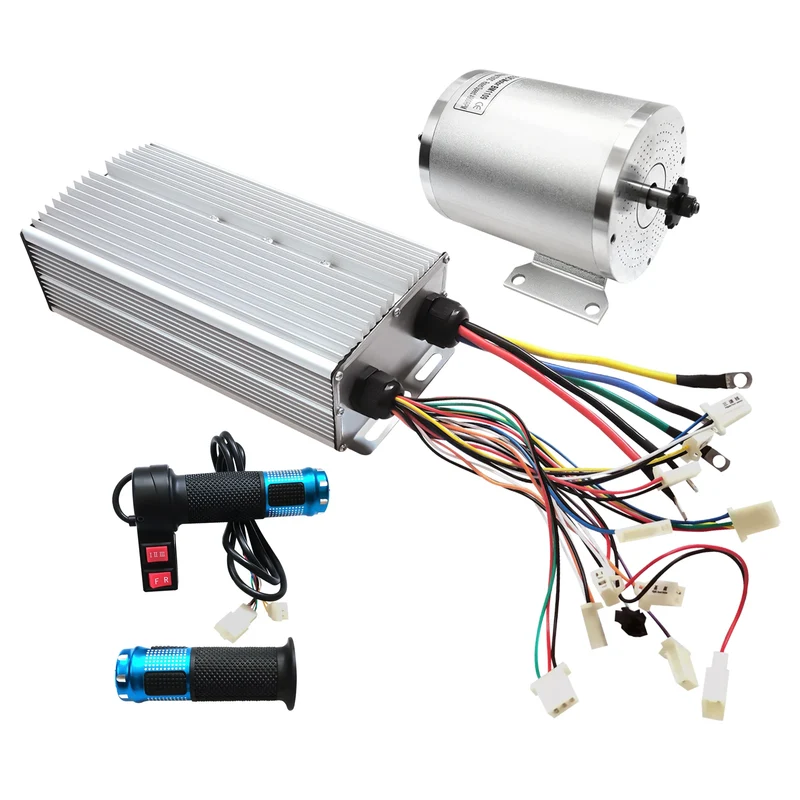 Brushless Motor Kit – Borstelloze Motor – Elektrische Motor – Motor Voor E-Bike – 3000W Vermogen – Aluminium Motorhuis – Achteruitrijfunctie