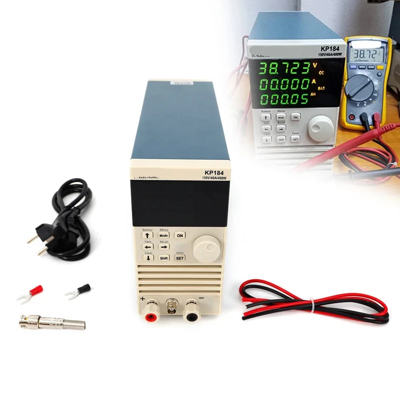 Elektronische Lasttester – DC Lasttester – Batterijtester – Stroommeter – Weerstandsmeter – 150V Tot 40A – 400W Vermogen