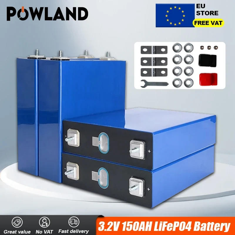 LiFePO4 Batterij – Lithiumaccu – Camperaccu – Bootaccu – Zonne-energie Accu – 6000 Cycli – Aluminium Behuizing