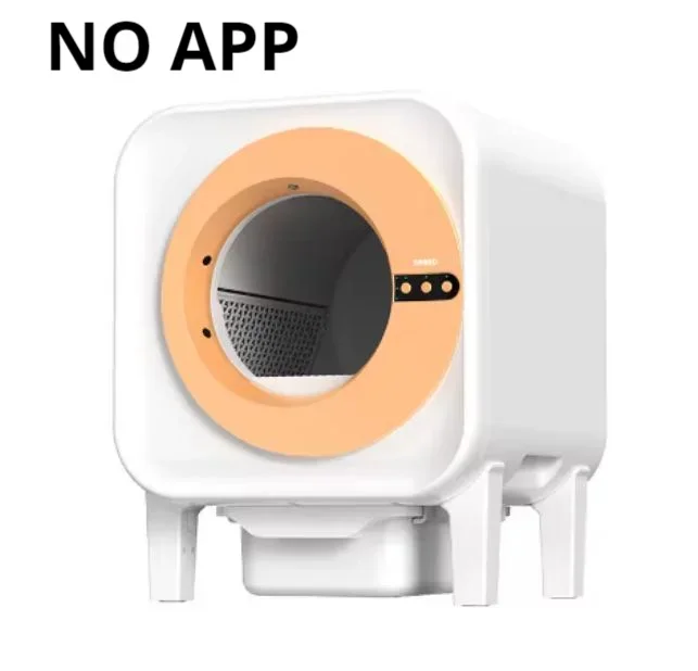 Prullenbak – Kattenbak – Afvalbak – Afvalemmer – Automatische Kattenbak – 70L Capaciteit – App Bediening met Geurfilter