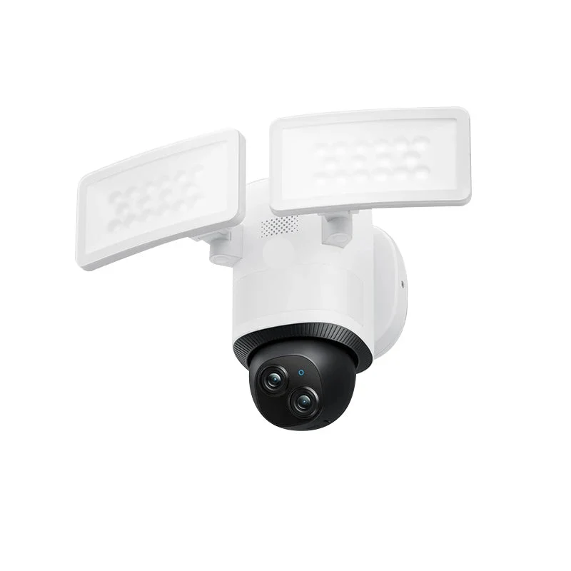 Buitenlamp Camera – Beveiligingscamera Buiten – Wandlamp Camera – Wifi Buitenlamp – Draadloze Buitenverlichting – 360° Draaibaar – 8x Zoom 2K Resolutie