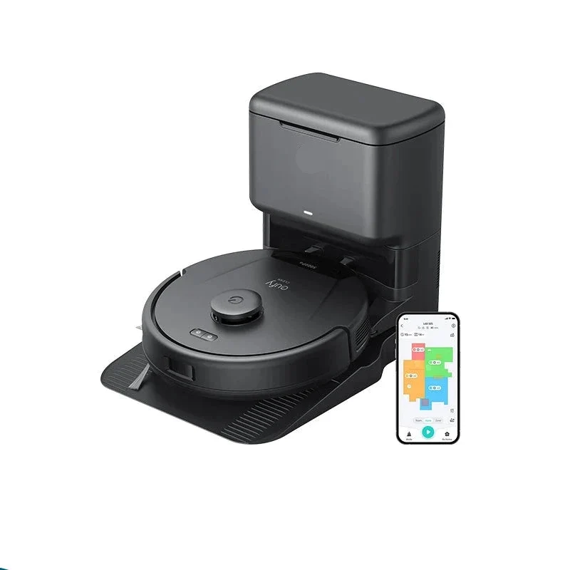 Robotstofzuiger – Robotstofzuiger Met Zelfledigende Basis – Automatische Stofzuiger – Smarte Stofzuiger – Robot Cleaner – 5000 Pa Zuigkracht – AI.Map 2.0 Navigatie