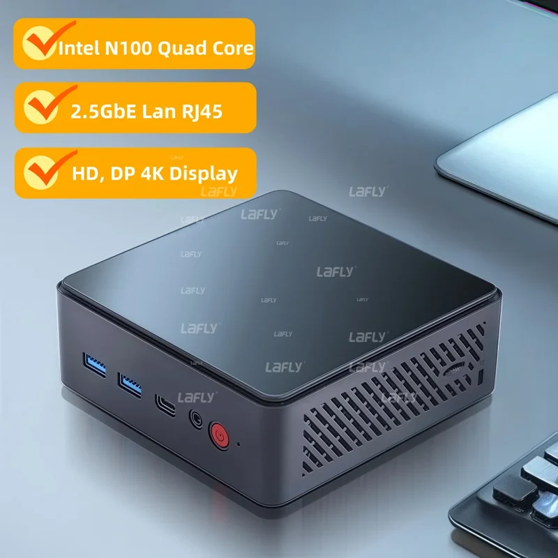 Mini PC – Mini Desktop – Compacte PC – Kleine Computer – Intel Alder Lake N100 Processor – 2.5GbE LAN & 4K Display Support