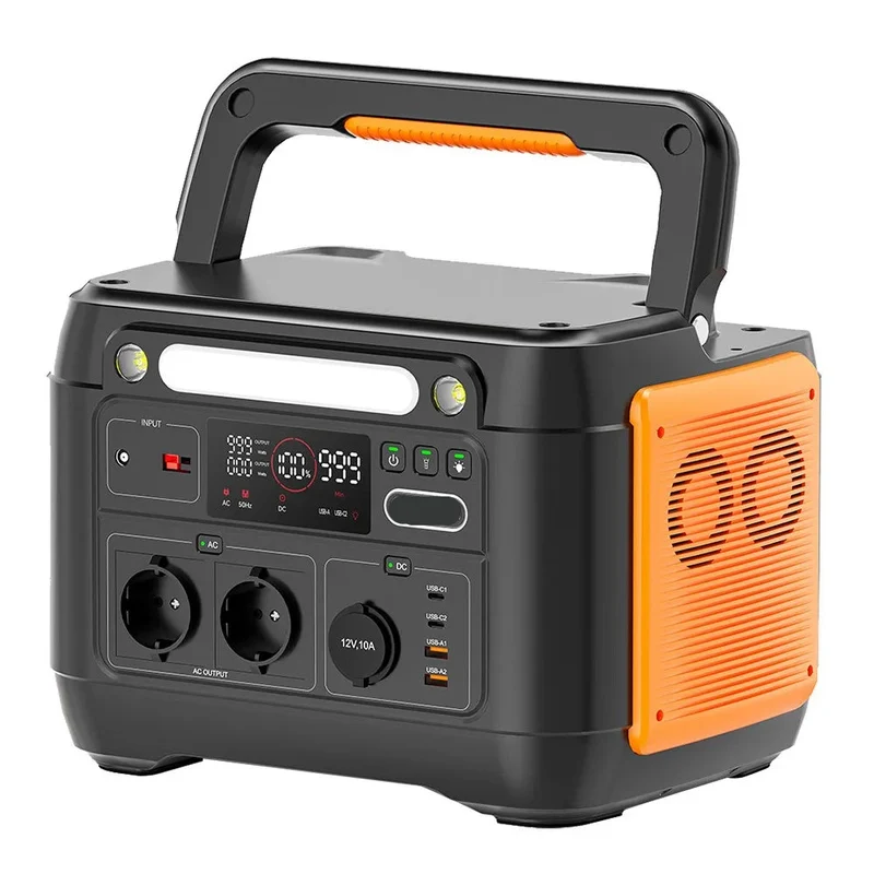 Powerstation – Draagbaar Accu Station – Stroomgenerator – Noodstroomvoorziening – Powerbank – 1030Wh Capaciteit – 1000W AC Uitgang