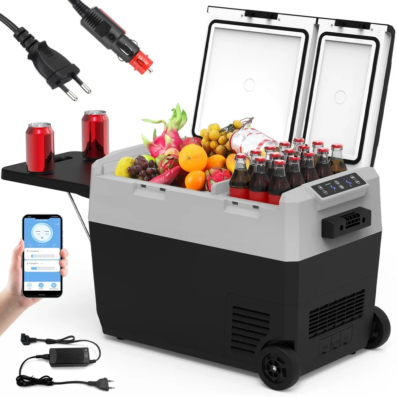 Koelbox – Frigobox – Elektrische Koelbox – Camping Koelkast – Compressor Koelbox – Dual-Zone Temperatuur – App-Bediening - 32L