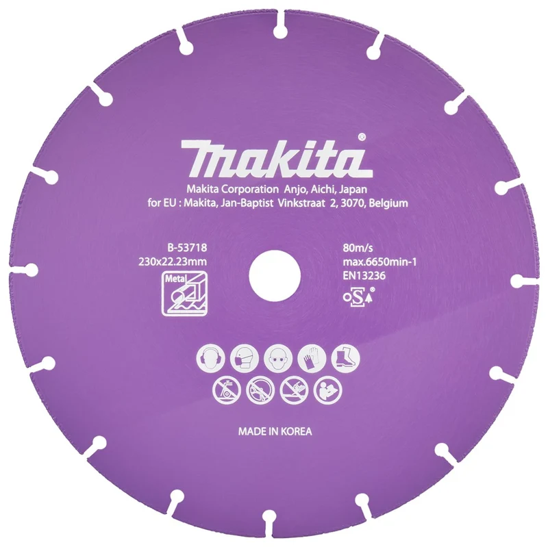 Makita DOORSLIJPSCHIJF 230X22,23X1,3MM
