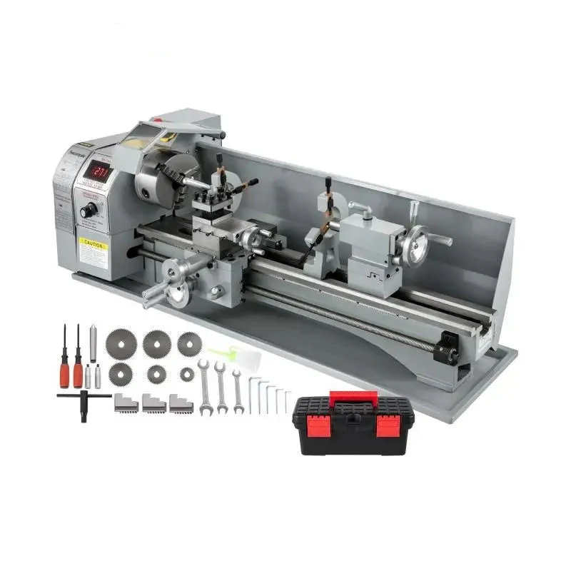 Mini Metaaldraaibank – Tafel Draaibank – Precisie Draaibank – Hobby Draaibank – Metalen Draaibank – 1100W Motor – Variabele Snelheid