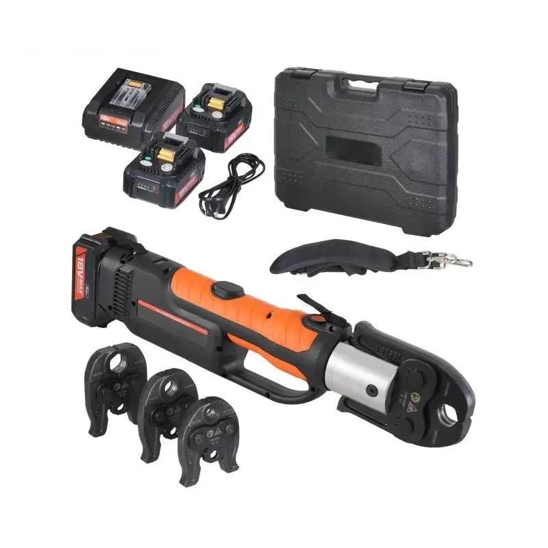 Draadloze Pers Tang – Elektrische Perstang – Batterij Persgereedschap – Krimptang – Persklem – 40 Mm Slag – 20V 4.0Ah Batterij