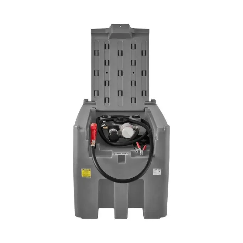 Draagbare Diesel Tank – Brandstoftank – Opslagtank – Dieselcontainer – 58 Gallon - Rood – 12V Pomp – Polyethyleen