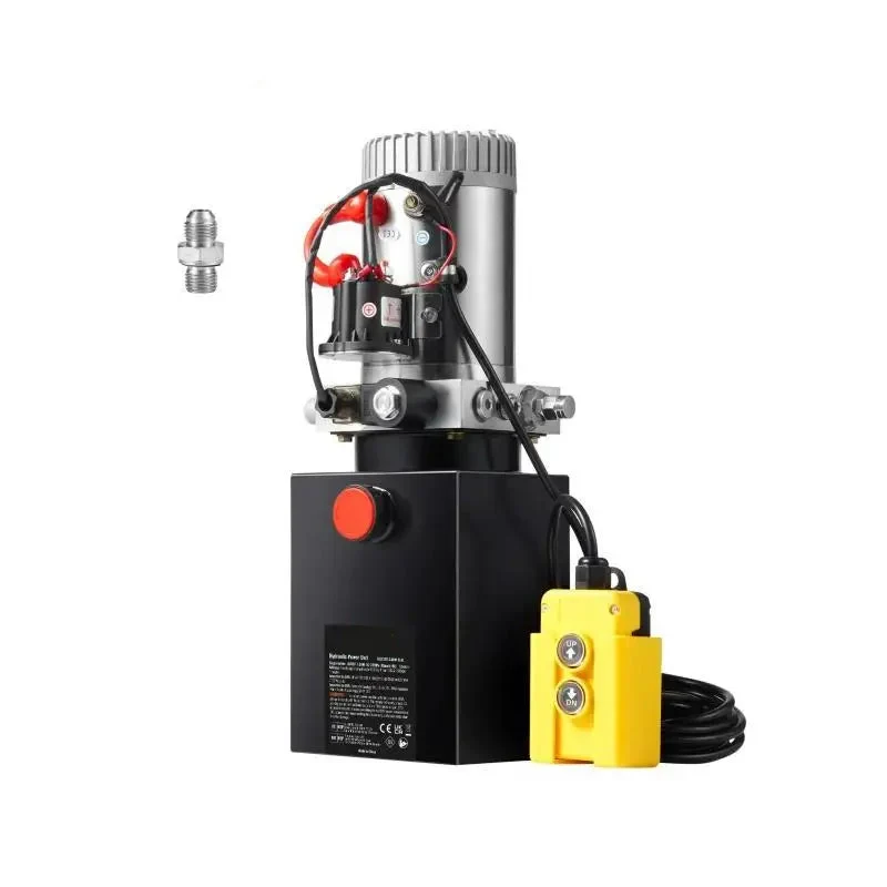 Hydraulische Pomp – 12V Pomp – Oliepomp – Hefpomp – Compacte Pomp – 1,6 kW Motor – Max 3200 Psi