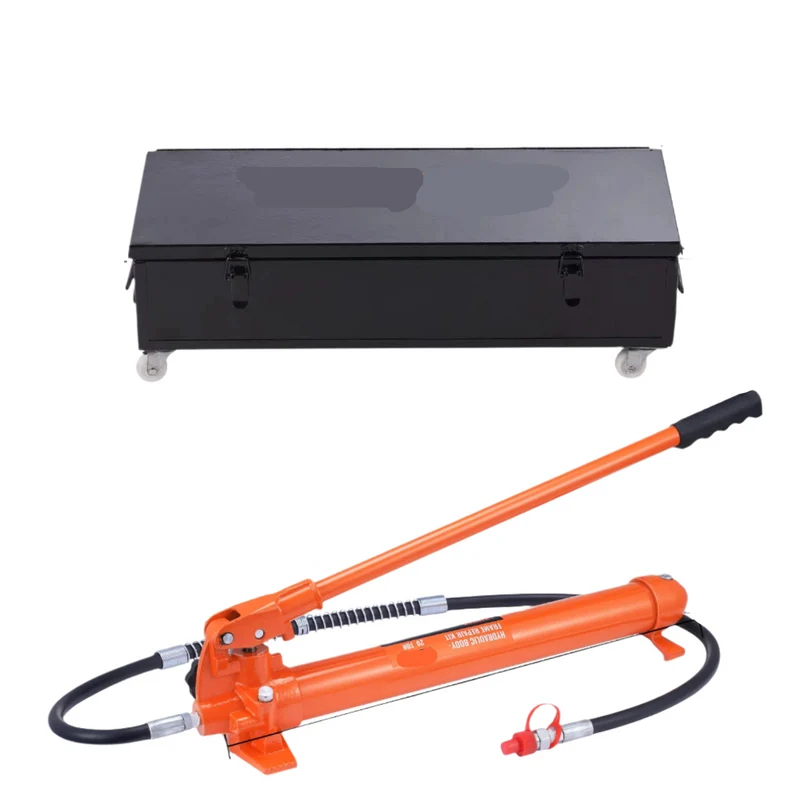 Hydraulische Porta Power Set – Hydraulische Krik – Porta Power – Hydraulische Spreider – Reparatieset – 20 Ton Draagvermogen – Stalen Cylinder