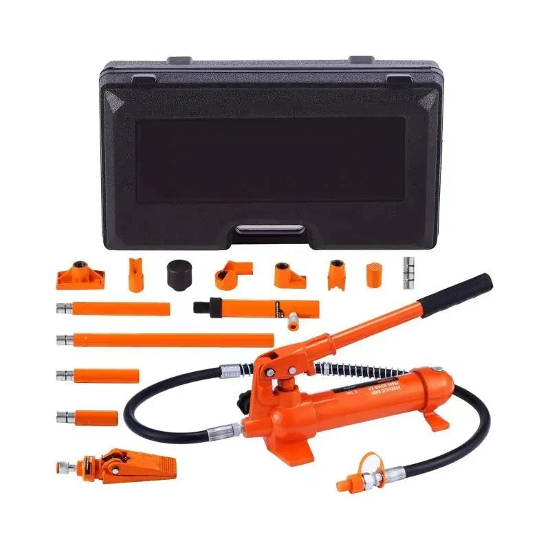 Hydraulische Porta Power Set – Hydraulische Krik – Hydraulische Spreider – Power Set – Reparatieset – 10 Ton Draagvermogen – Stalen Cylinder