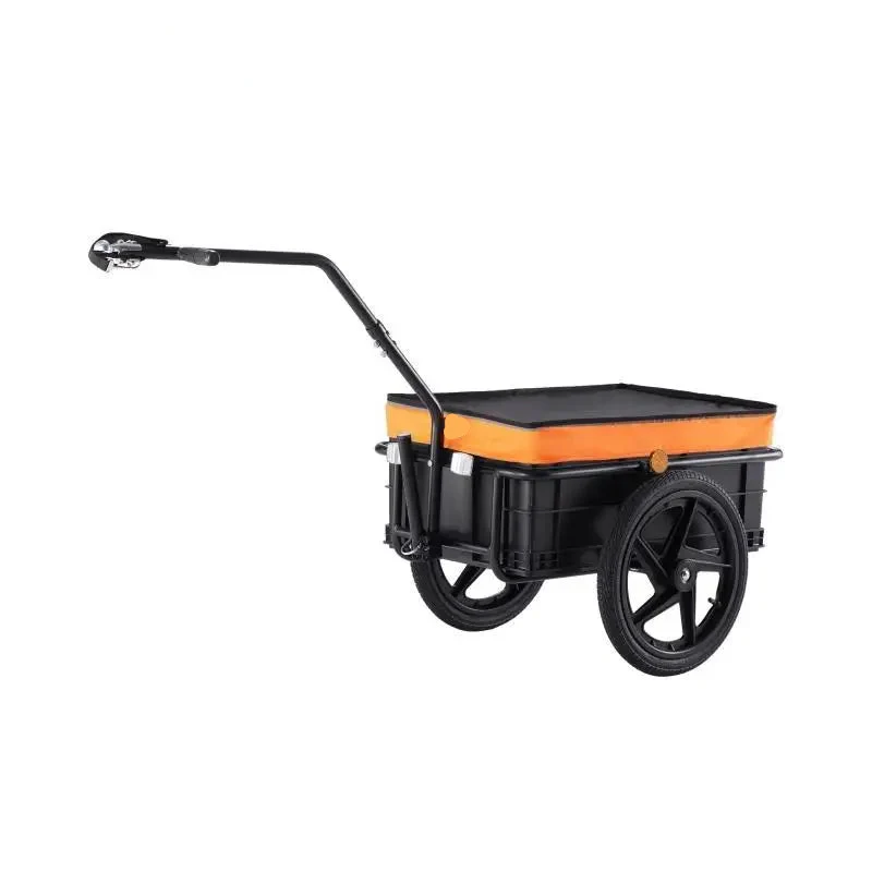 Fietsaanhanger – Fiets Trailer – Bagagedrager – Bolderkar – Inklapbaar – 40 Kg Laadcapaciteit – Weerbestendig Koolstofstaal