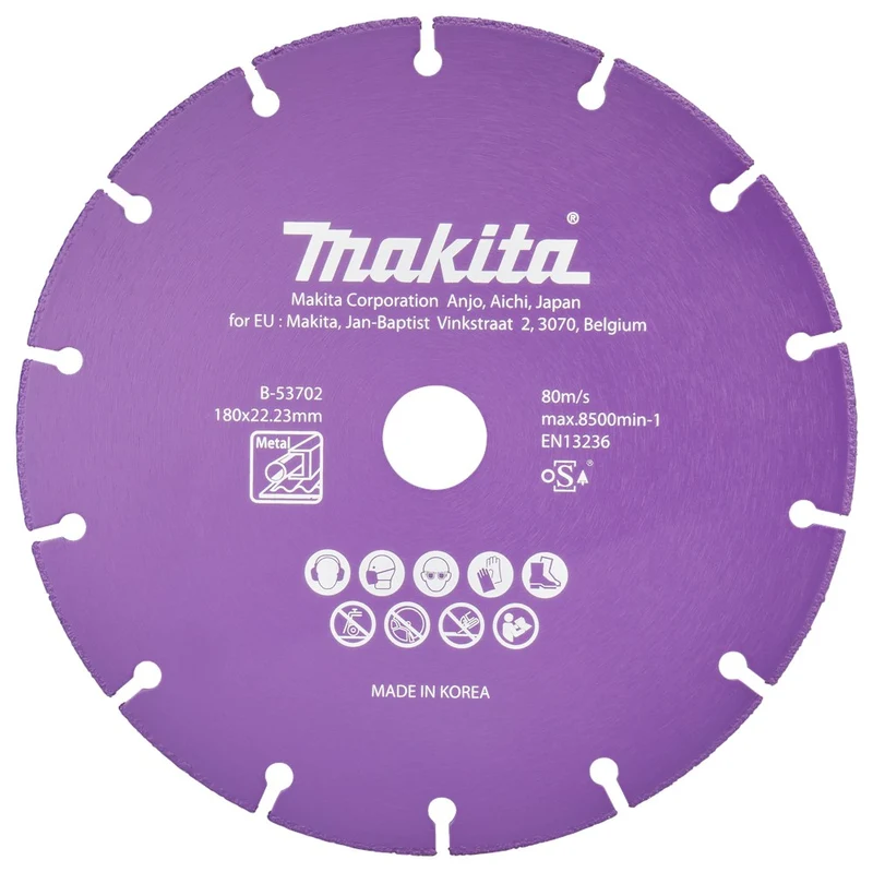 Makita DOORSLIJPSCHIJF 180X22,23X1,3MM