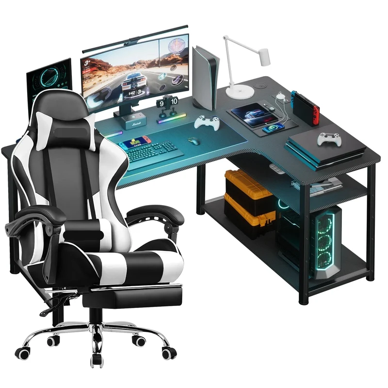 Gamestoel – Gaming Stoel – Bureaustoel – Racing Stoel – Gaming Chair – Verstelbaar – Ergonomisch Design