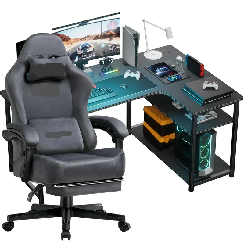 Gamestoel – Gaming Stoel – Bureaustoel – Racing Stoel – Game Chair – Verstelbare Zithoogte – 360° Draaibaar Met Zwenkwielen