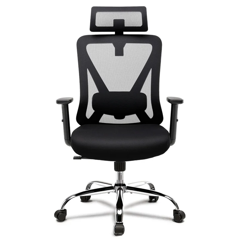 Bureaustoel – Ergonomische Stoel – Kantoorstoel – Gamestoel – Draaistoel – Verstelbare 3D Hoofd- en Lendensteun – Ademend Mesh Materiaal