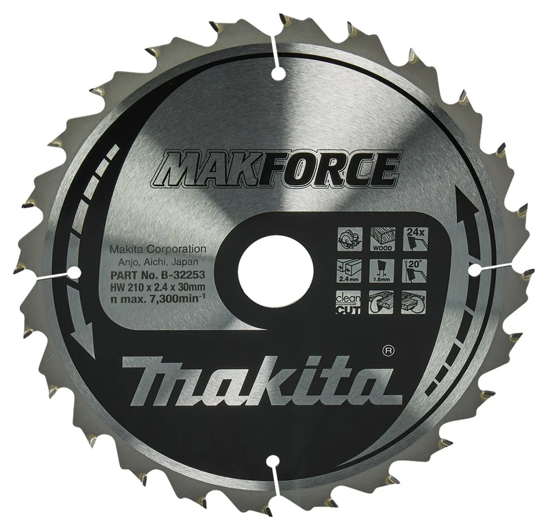 Makita CIRKELZAAGBLAD HOUT