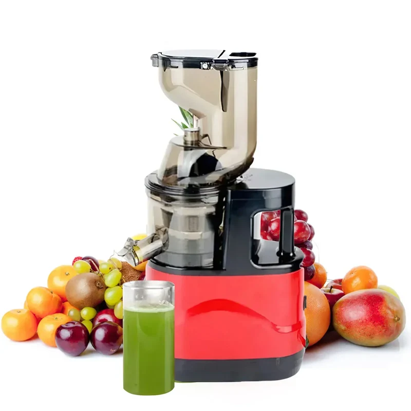 300W Multifunctional Juicer Cold Press Household Residue Separation Large Caliber Fruit and Vegetable Juice Extractor