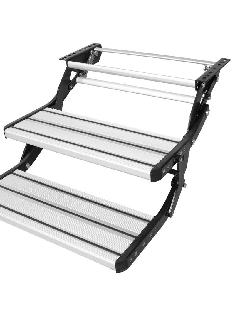 Campertrap – Instaptrede – Caravantrap – Kampeertrap – Vouwtrap – Aluminium & Staal – Anti-slip Treden – Draagvermogen 200 kg