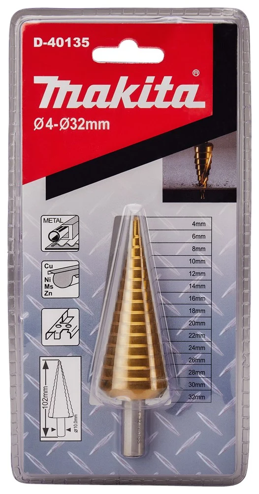 Makita TRAPPENBOOR 15 TRAPS 4-32MM