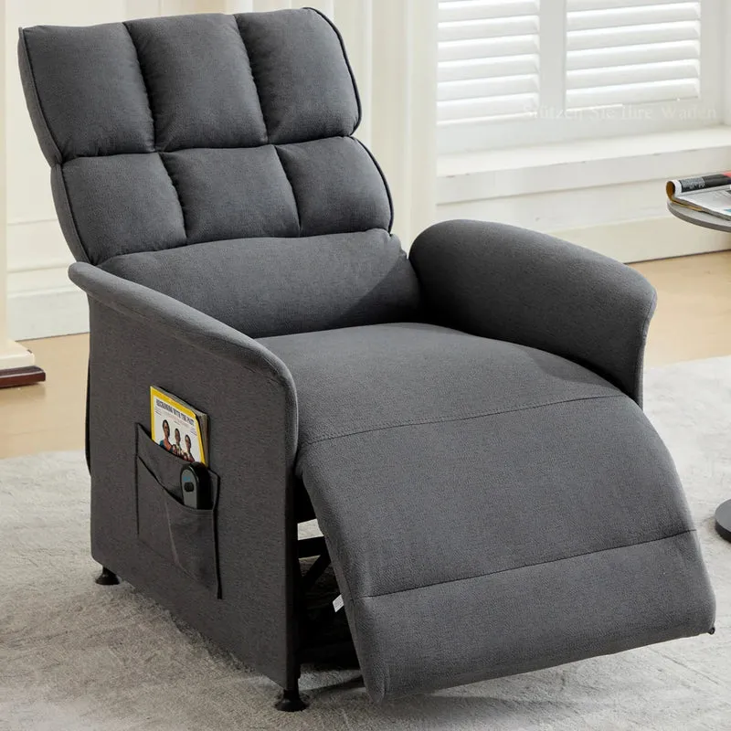 Elektrische Relaxstoel – Relaxfauteuil – Sta-op Stoel – Massagefauteuil – TV Stoel – Elektrisch Verstelbaar – Ademend Technisch Stof