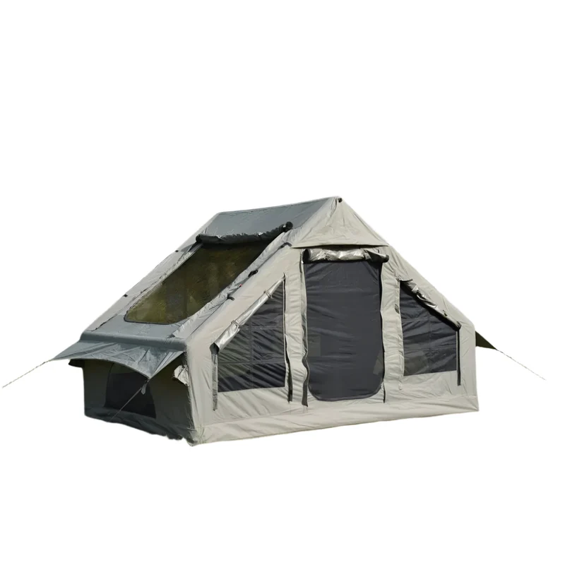 Opblaastent – Opblaasbare Tent – Familietent – Tunneltent – Glamping Tent – 4-6 Personen – Waterdicht PU3000 mm