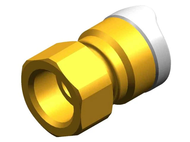 Whale WX1533B Adapter 1/2" BSP 15mm female messing