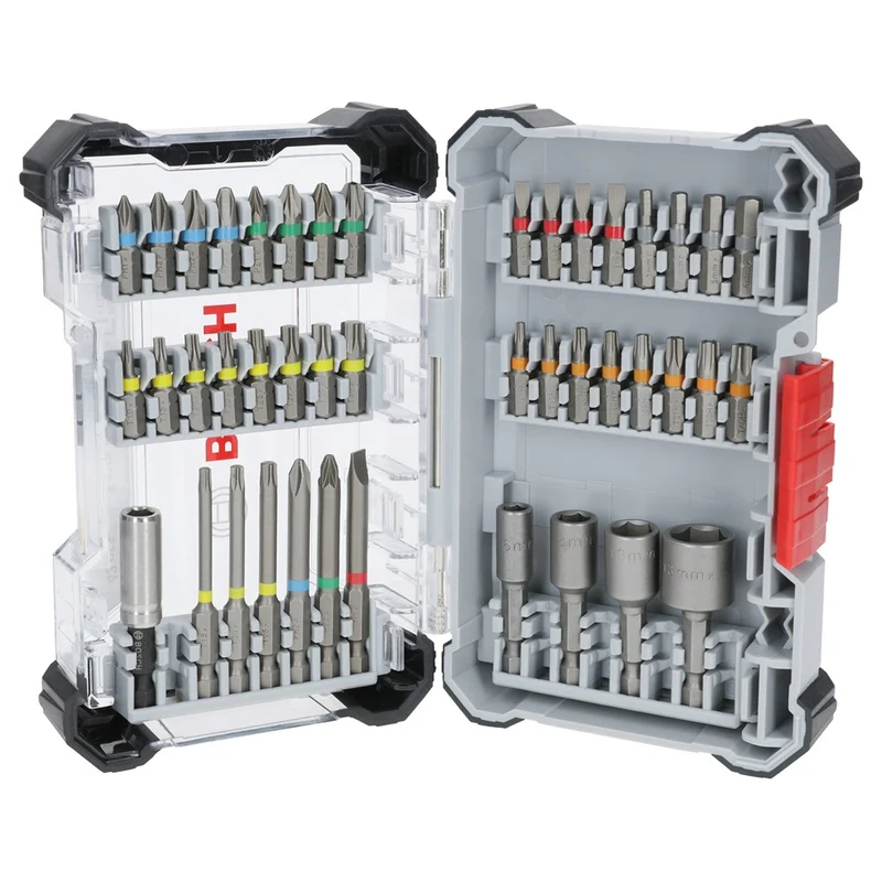 Bosch Bitset 43-delig met doppen en houders - 2607017723