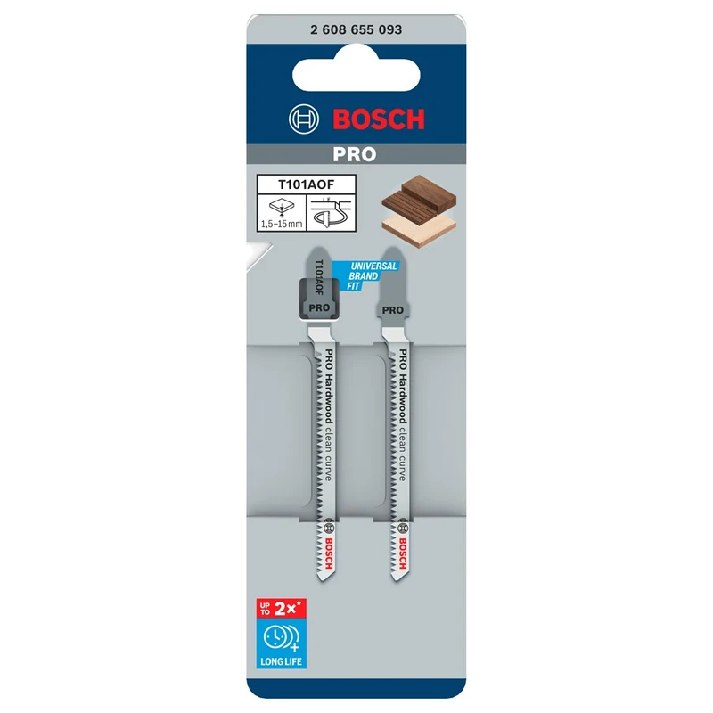 Bosch PRO HWOOD CLN CURVE T101AOF BLAD 83 2ST