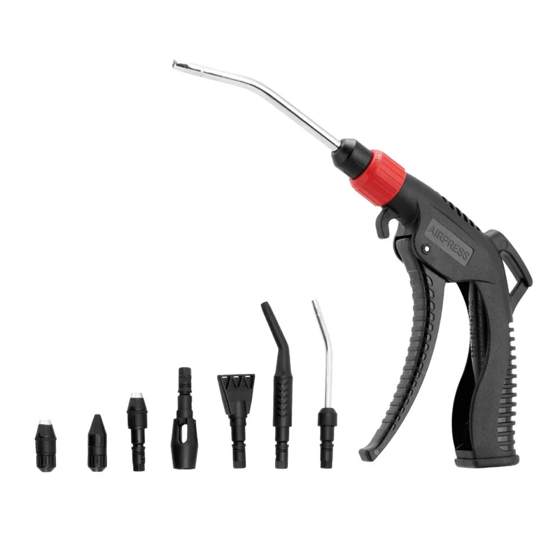 Airpress Blaaspistool set met 7 nozzles - 45029