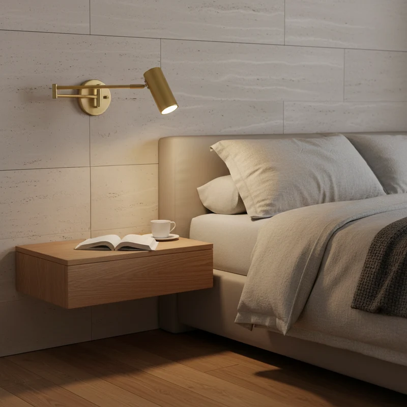OCS - lobby Verstelbare Wandlamp - Moderne LED Leeslamp met Draaibare Arm