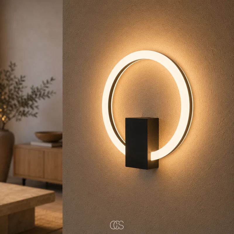 OCS - Ringvormige LED Wandlamp - Minimalistische Scandinavische Wandverlichting