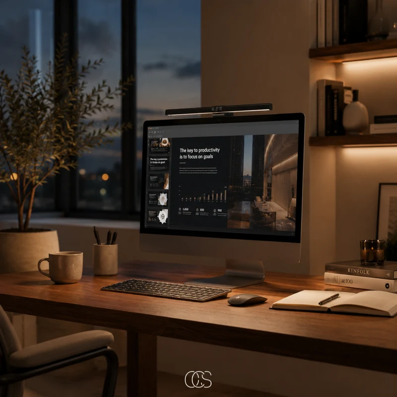 OCS - LED computer/laptop Monitorlamp met Touchbediening - Dimbare USB Schermlamp met Anti-Reflectie