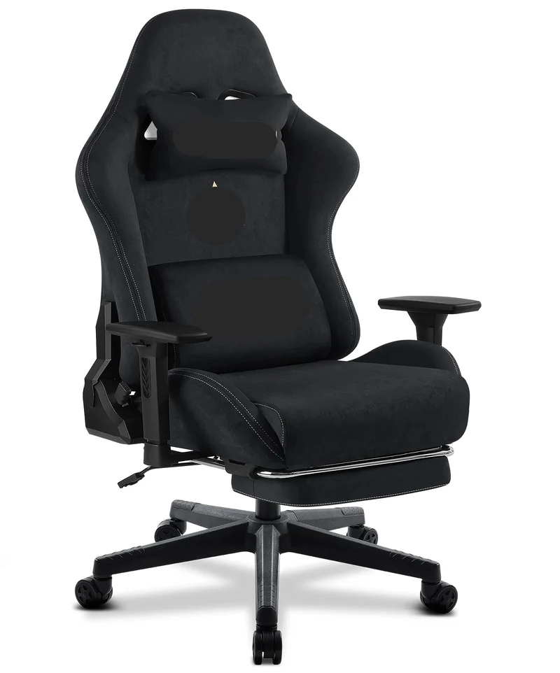 Gamestoel – Gaming Stoel – Bureaustoel – Racing Chair – Game Chair – Verstelbare Rugleuning – Hoogwaardig Kunstsuède