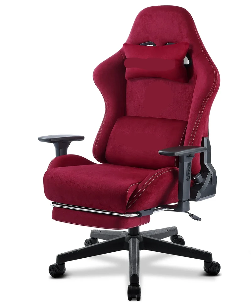 Gamingstoel – Bureaustoel – Office Chair – Game Chair – Ergonomische Stoel – Kunst-Suède Bekleding – 3D Verstelbare Armleuningen