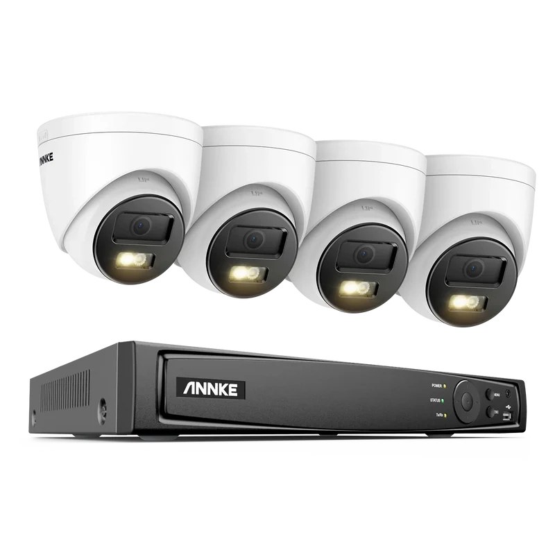8-kanaals NVR Beveiligingssysteem – IP Camera Set – CCTV Bewakingscamera – 12MP Netwerkcamera – PoE Recorder – Dual Light Nachtzicht – 8TB Opslagondersteuning