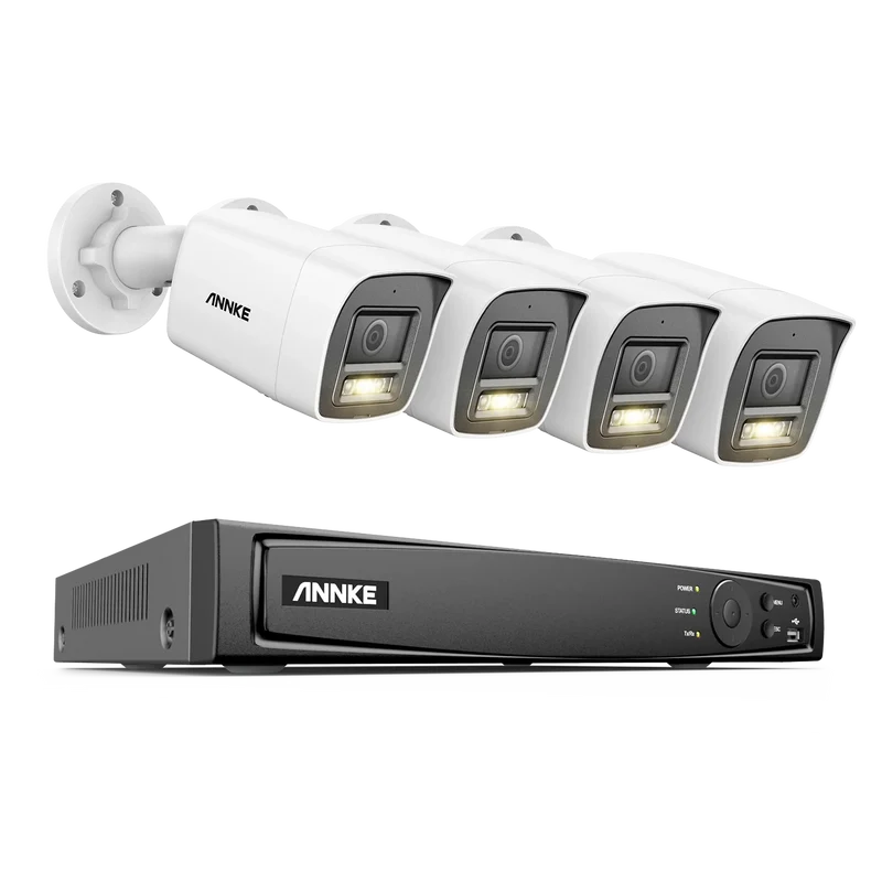 Beveiligingsset 8-kanaals NVR – Bewakingscamera – IP-camera Beveiliging – Videobewaking Set – CCTV Camera – 12MP Dual-Light Camera’s – 2TB Opslag